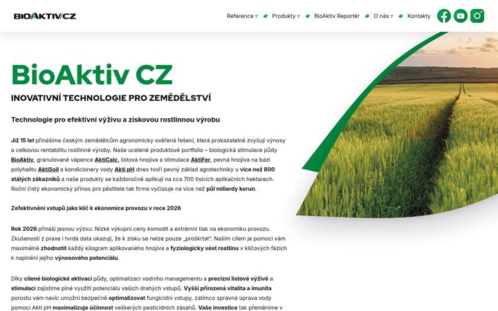 Snímek obrazovky bioaktivsk.sk