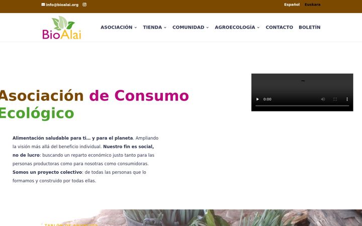 Screenshot of bioalai.org