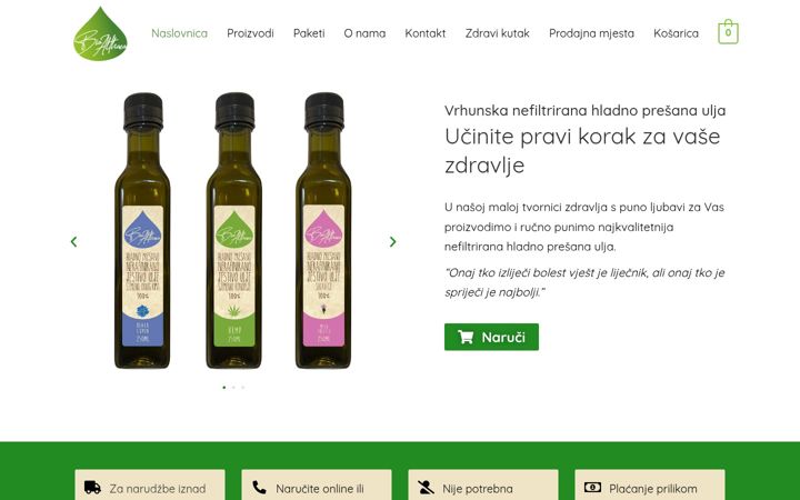 Screenshot of bioalthaea-ulja.com