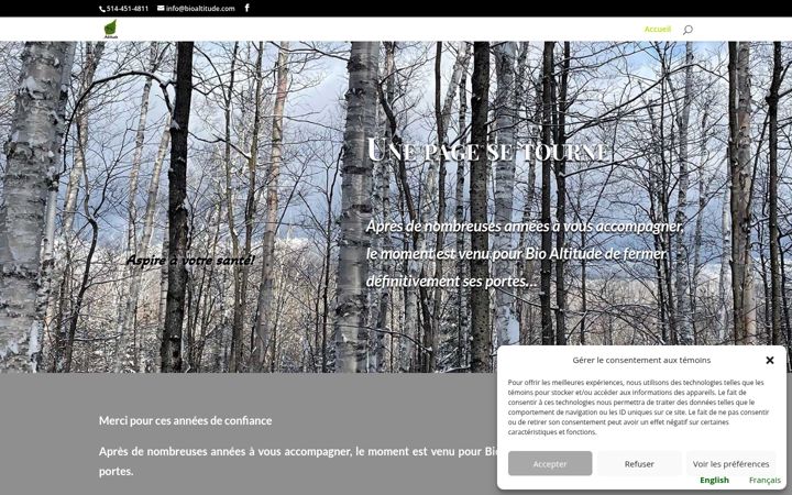 Screenshot of bioaltitude.com