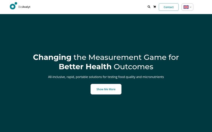 Screenshot of bioanalyt.com