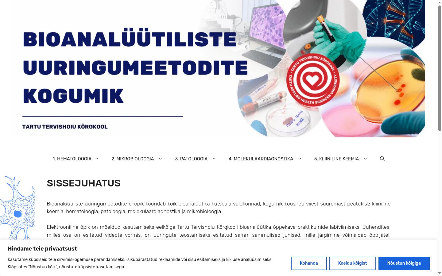 Snímek obrazovky baneru souhlasu zobrazeného před jakoukoli interakcí