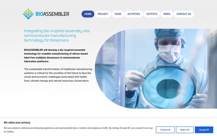 Screenshot of bioassembler.eu