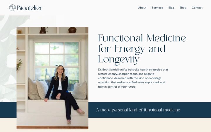 Screenshot of bioatelier.com