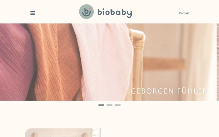 Screenshot of biobaby.de
