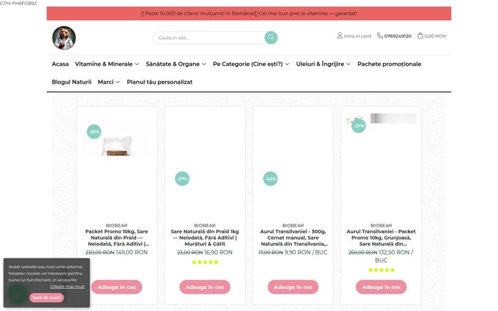 Screenshot of biobear.ro
