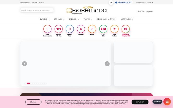 Screenshot of biobellinda.com