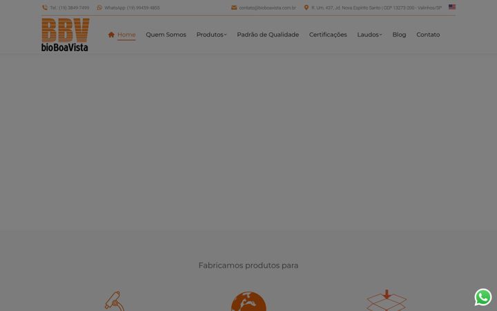 Skärmbild av bioboavista.com.br