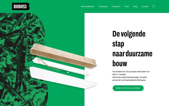 Captura de ecrã de bioboss.nl