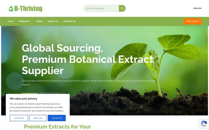 Screenshot of biobthriving.com