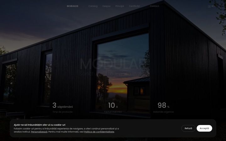 Screenshot of biobuilds.ro