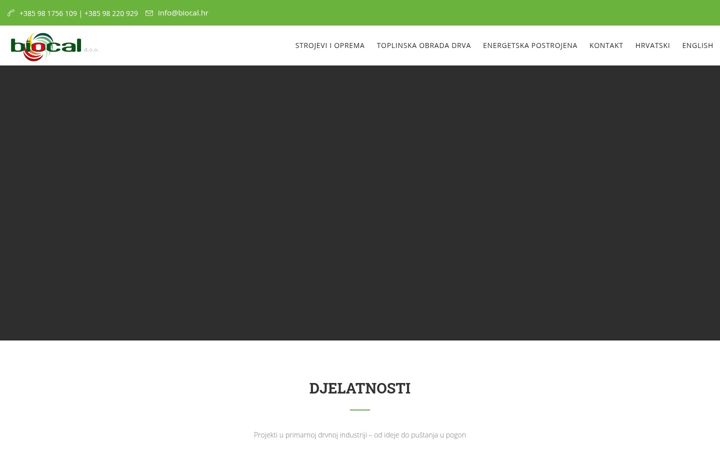 Screenshot of biocal.hr