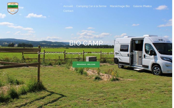 Captura de pantalla de biocamp.fr