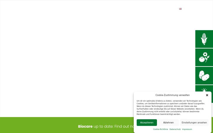 Snímek obrazovky biocare.de