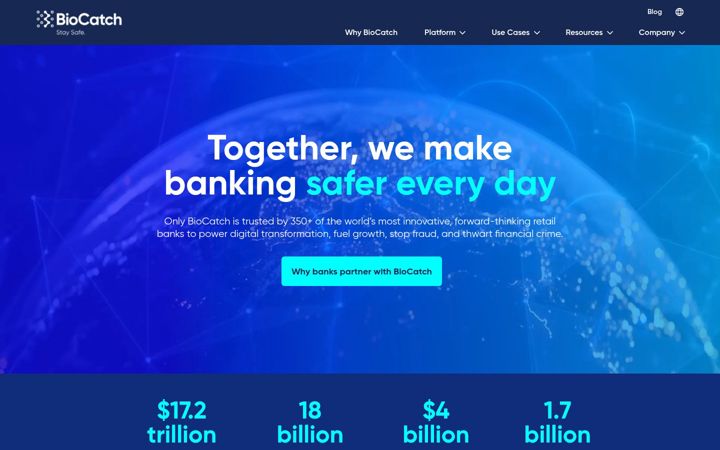 Screenshot of biocatch.com