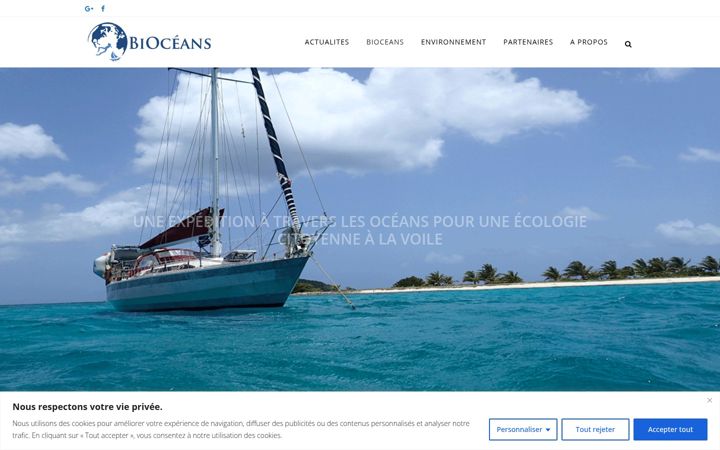 Screenshot του bioceans.org