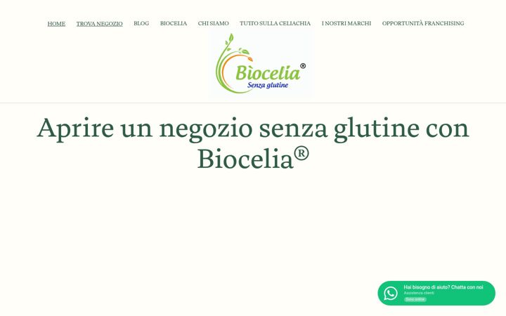 Screenshot di biocelia.net