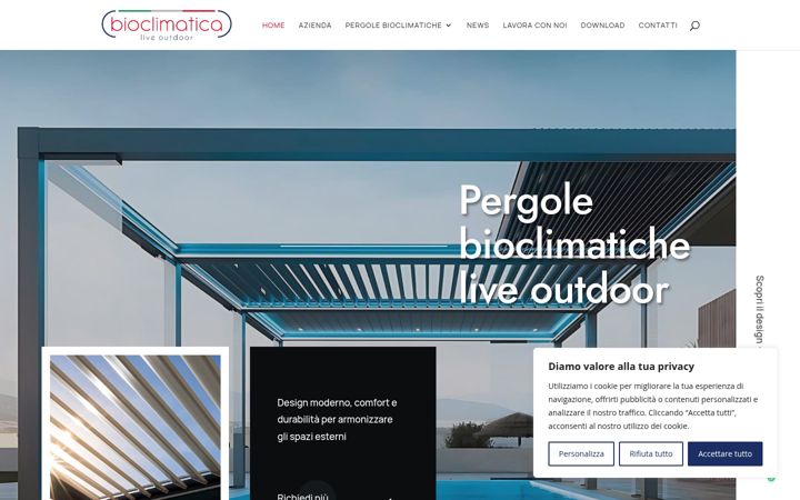 Screenshot of bioclimatica.eu