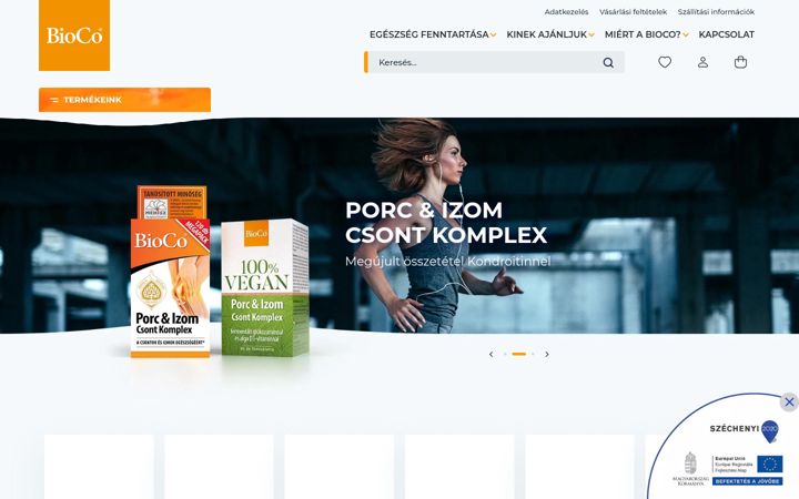 Screenshot of bioco.hu
