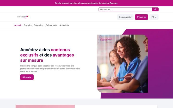 Screenshot of biocodexpro.com