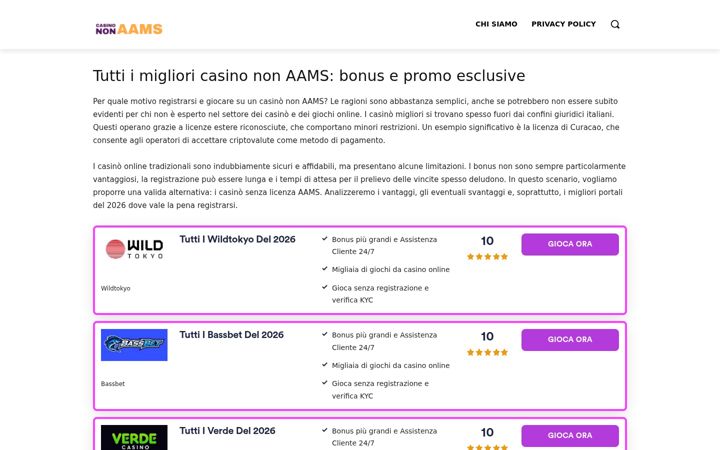 Ekrano kopija biocoltiviamo.it