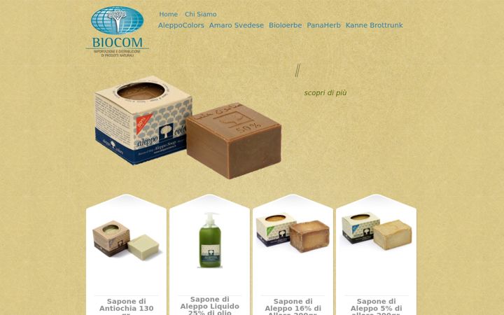 Screenshot of biocomitalia.it