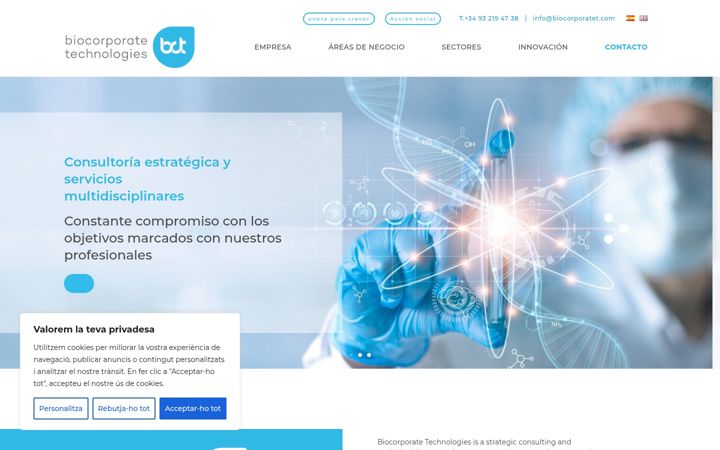Screenshot of biocorporatet.com