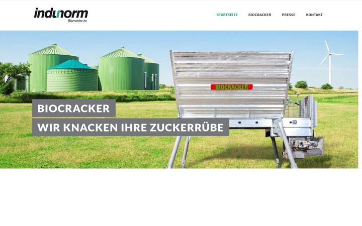 Screenshot of biocracker.eu