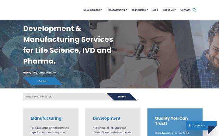 Screenshot of biocult.com