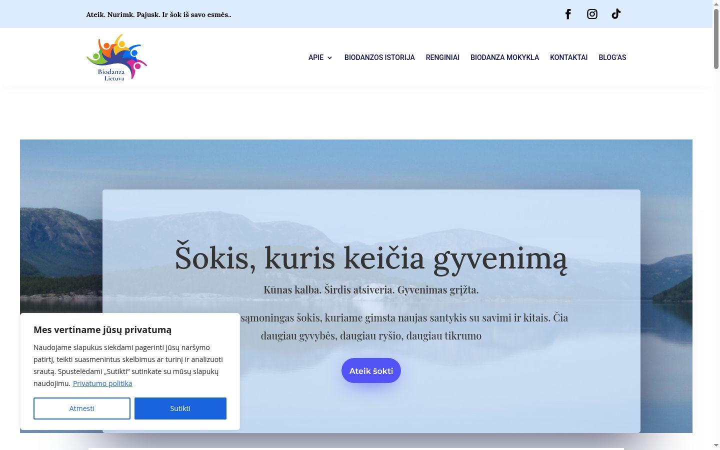 Ekraanipilt nõusolekubännerist, mida näidati enne mis tahes suhtlust