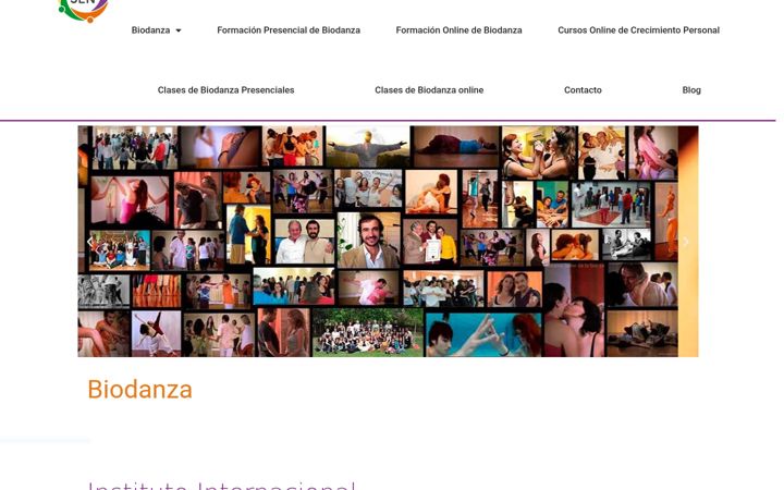 Screenshot του biodanzaspain.org