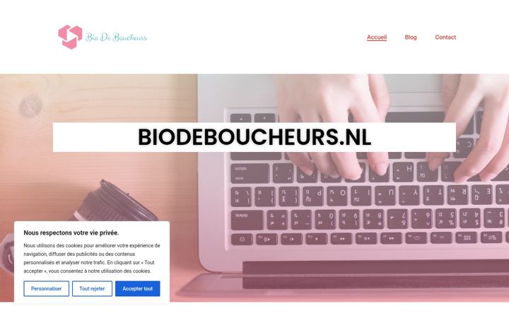 Skjermbilde av biodeboucheurs.fr