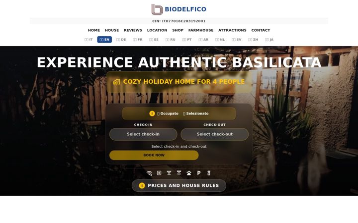 Screenshot of biodelfico.com