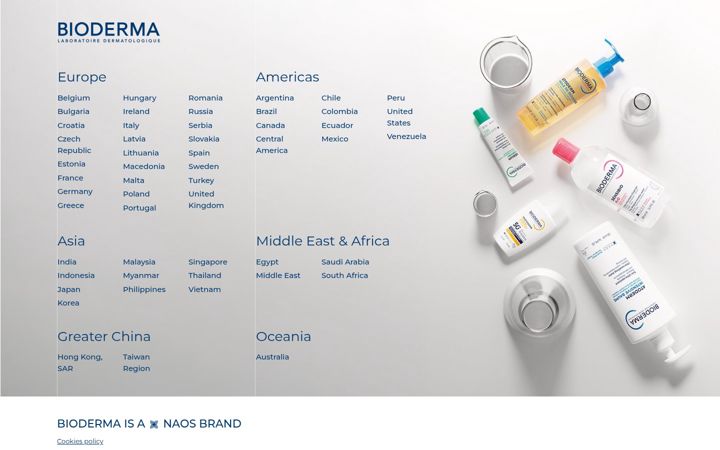 Screenshot of bioderma.com