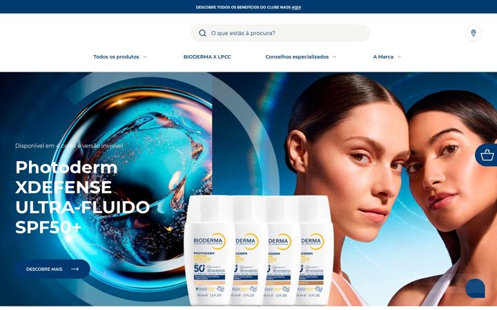 Screenshot of bioderma.pt
