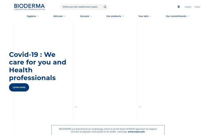 Screenshot of bioderma.sa