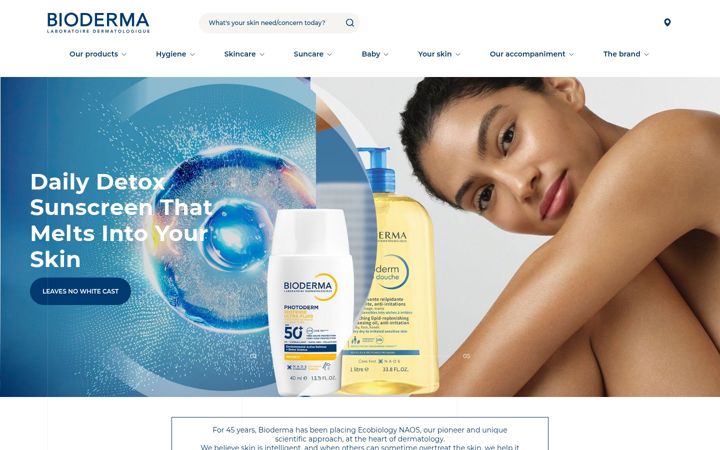 Screenshot of bioderma.sg