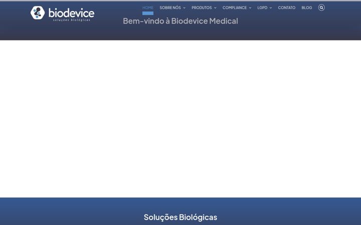 Skärmbild av biodevice.com.br