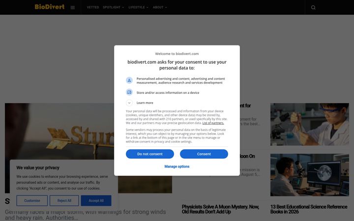Screenshot of biodivert.com