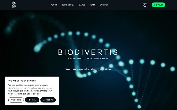 Screenshot of biodivertis.com