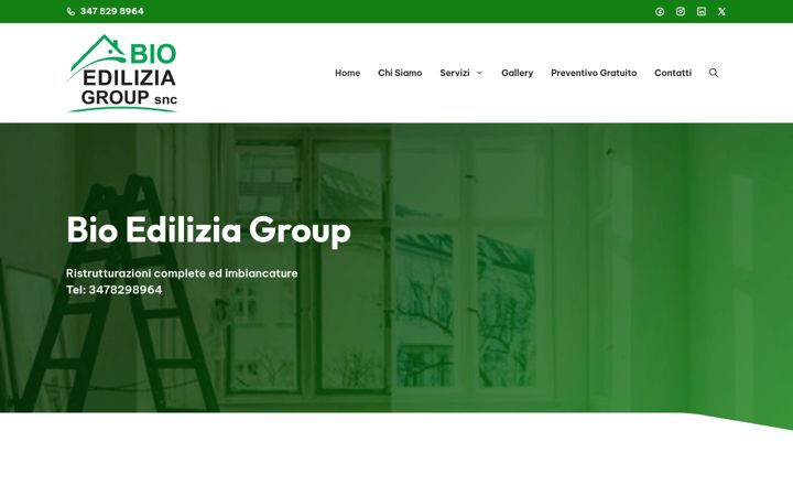 Screenshot of bioediliziagroupsnc.it