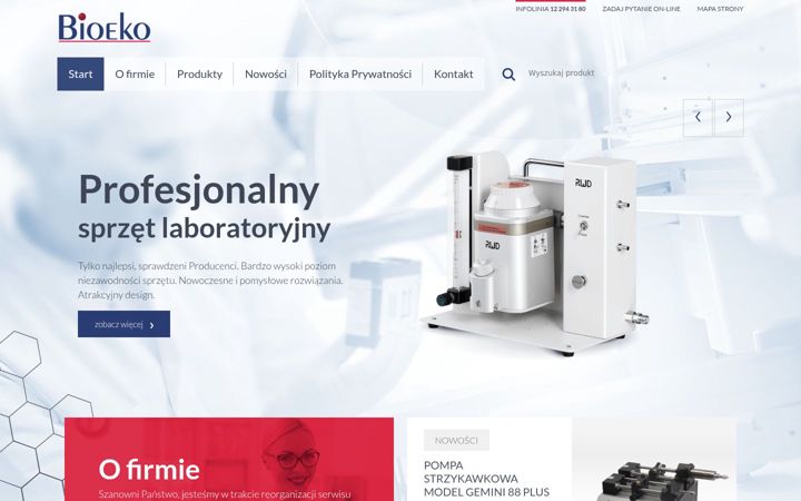 Screenshot of bioeko.pl