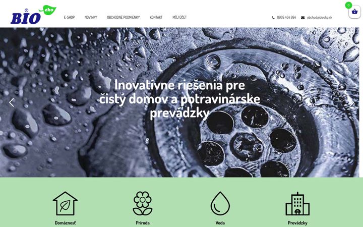 Screenshot of bioeko.sk