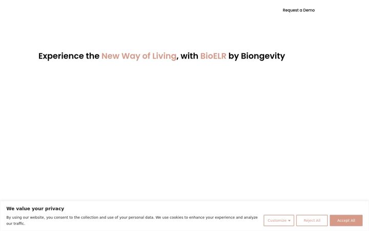 Screenshot of bioelr.com