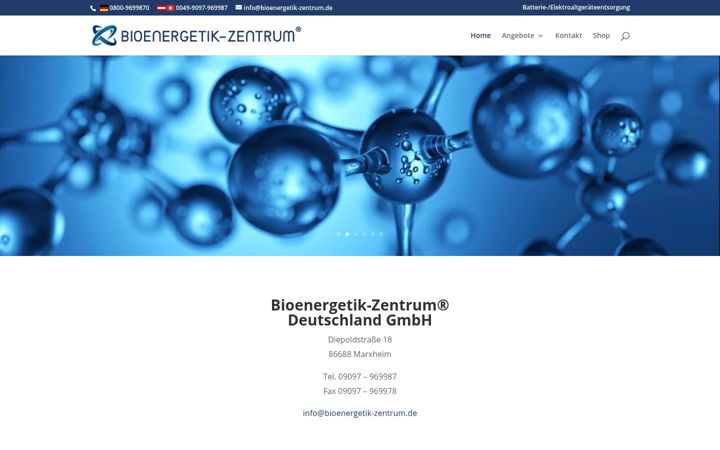 Snímek obrazovky bioenergetik-zentrum.de