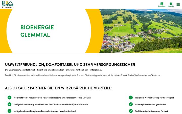Captură de ecran a bioenergie-glemmtal.at