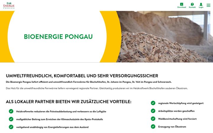 Ekrānuzņēmums no bioenergie-pongau.at
