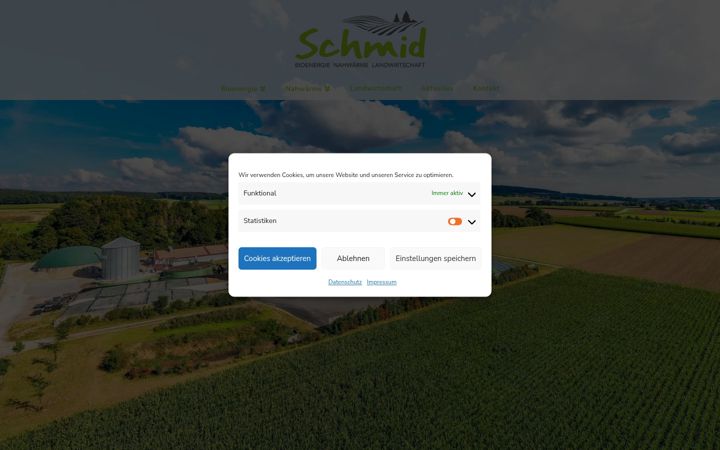 Screenshot of bioenergie-schmid.de