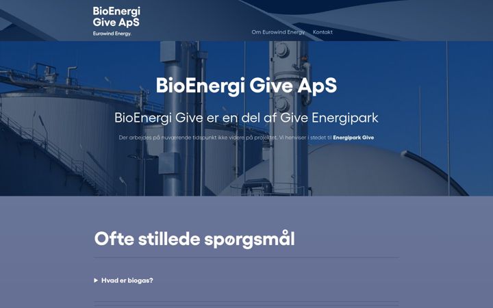 Screenshot of bioenergigive.dk