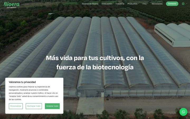 Screenshot of bioera.es